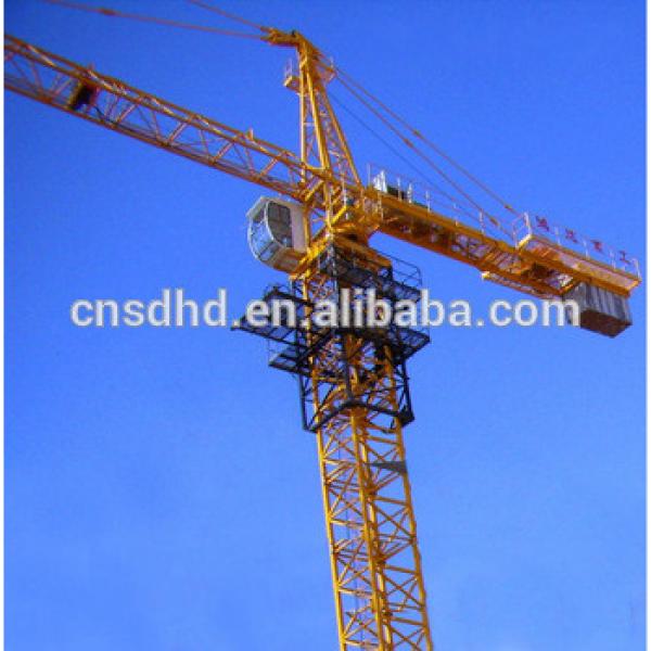 QTZ160 construction tower crane #1 image